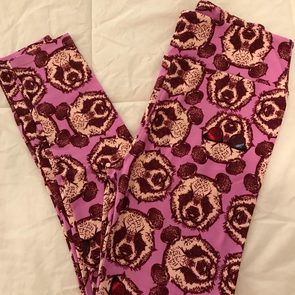 *RARE* Lula Roe Panda Bear Leggings *UNICORN*